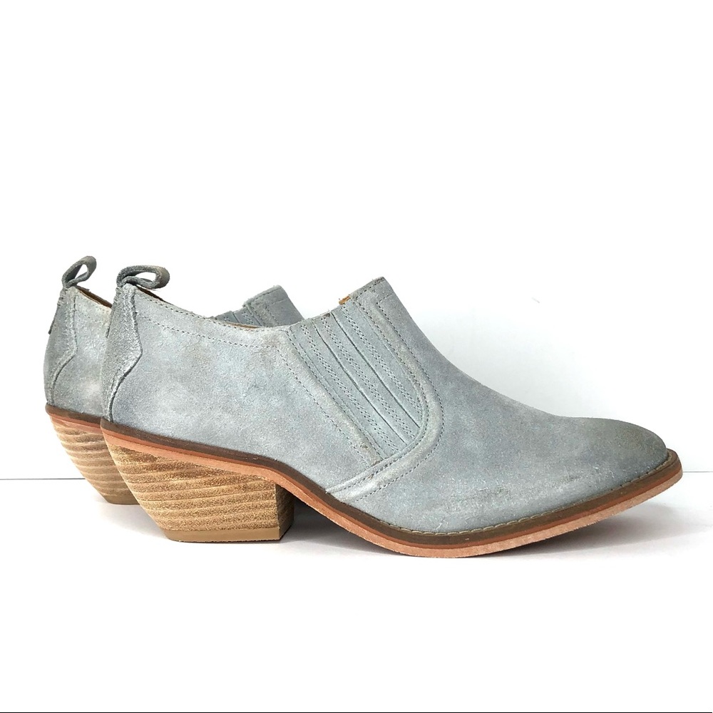 NEW J. Shoes Eyre Grey Suede Ankle Booties Shoes 9